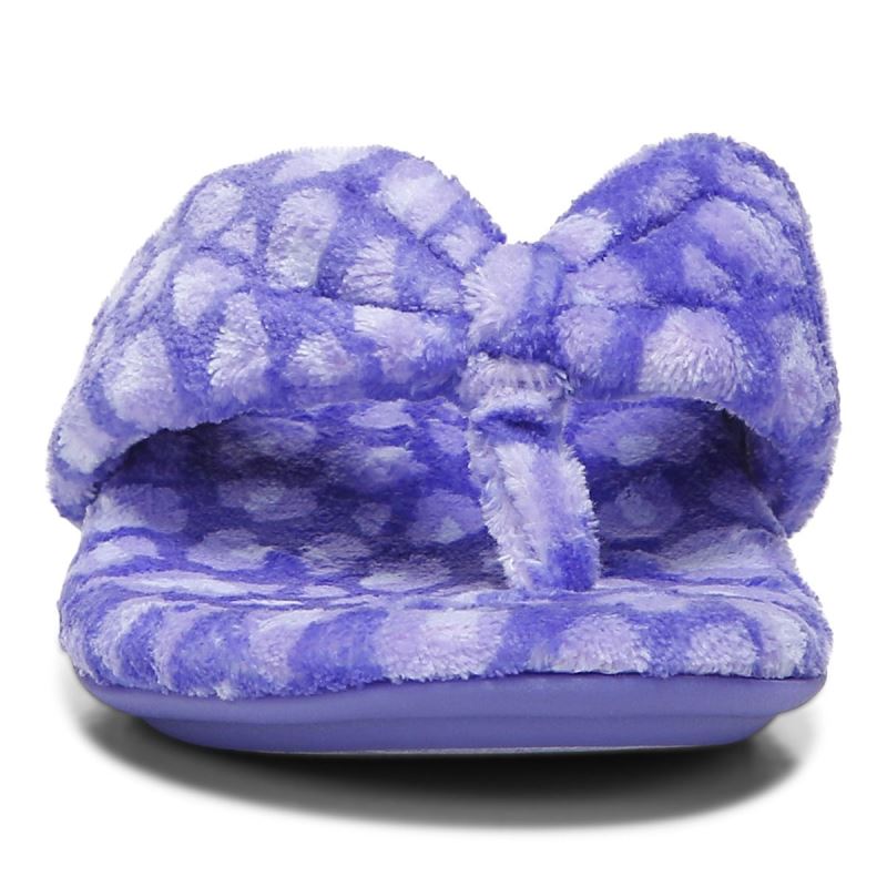 Vionic Women's Lydia Slipper - Amethyst Leopard