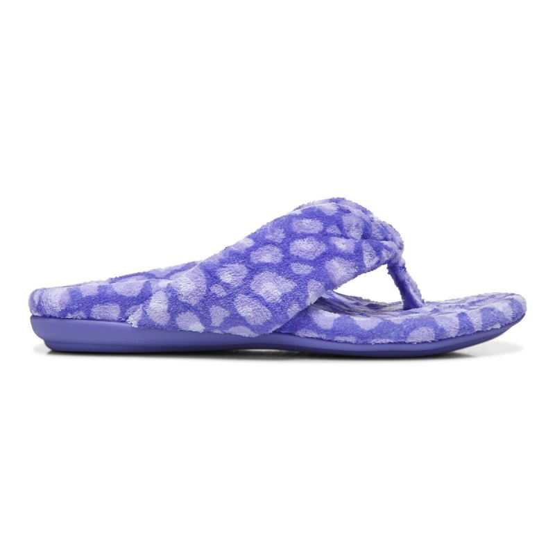 Vionic Women's Lydia Slipper - Amethyst Leopard