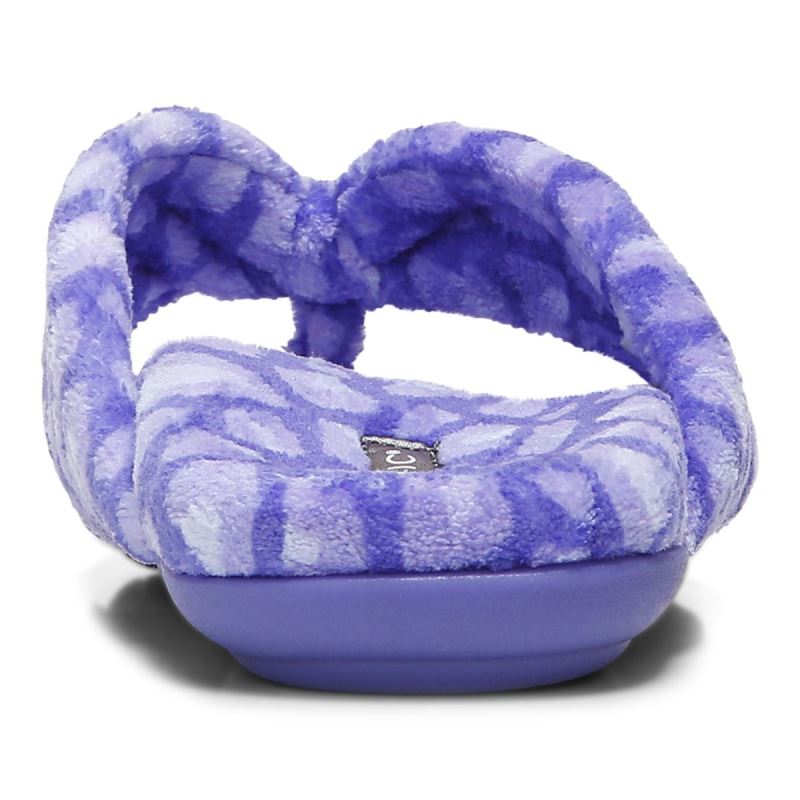 Vionic Women's Lydia Slipper - Amethyst Leopard