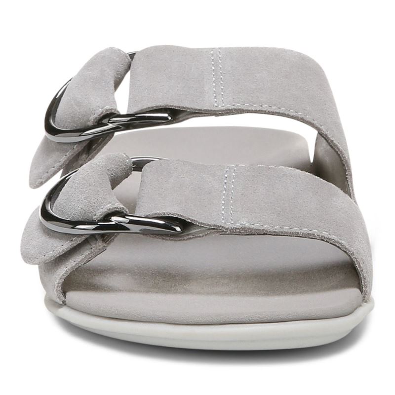 Vionic Women's Corlee Slide Sandal - Light Grey