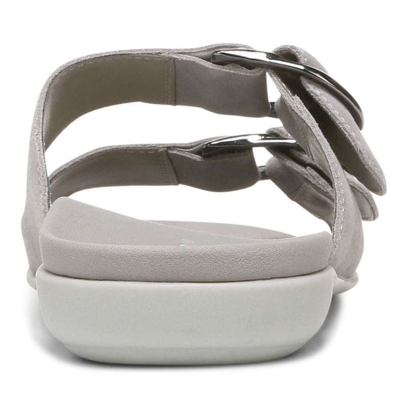 Vionic Women's Corlee Slide Sandal - Light Grey