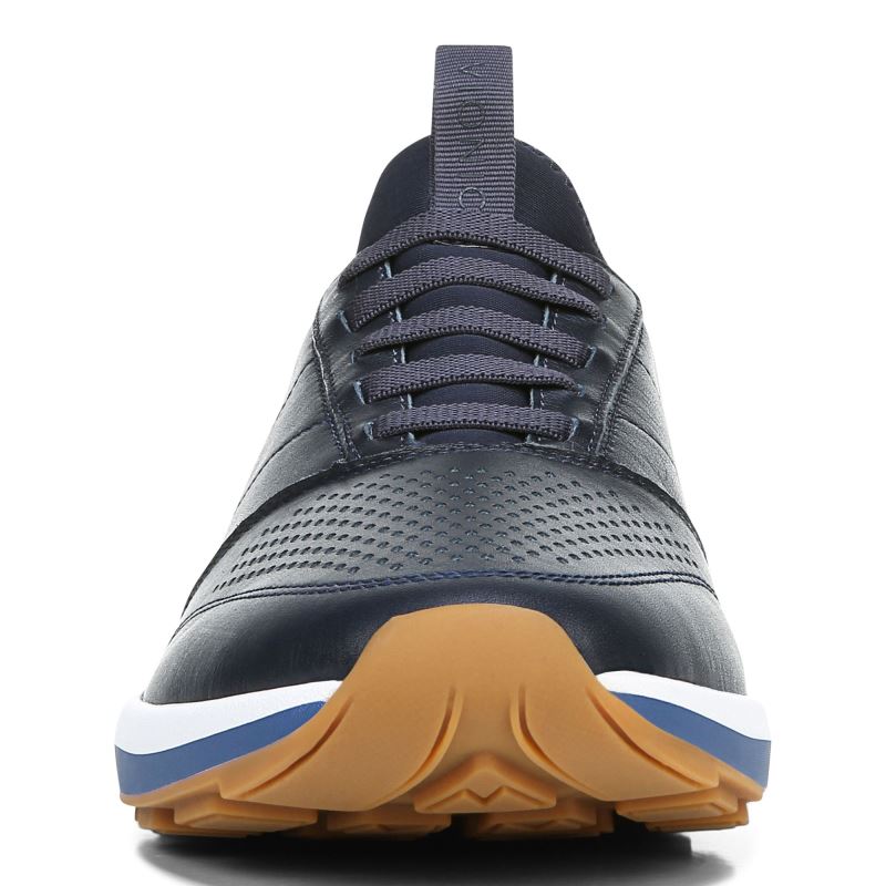 Vionic Men's Trent Sneaker - Navy Leather
