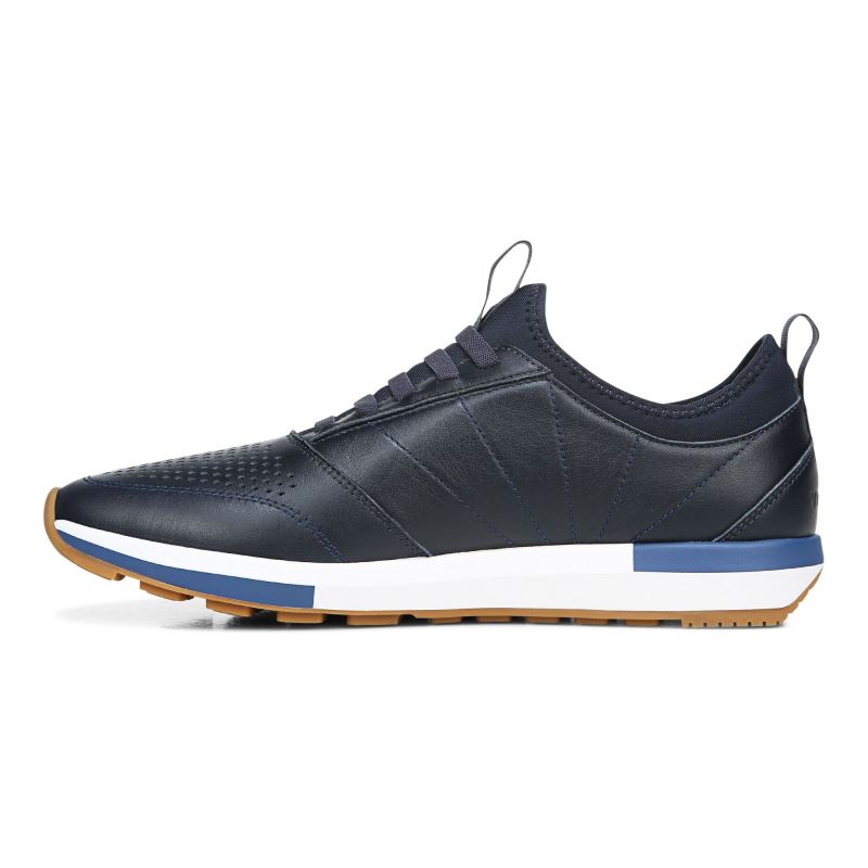 Vionic Men's Trent Sneaker - Navy Leather