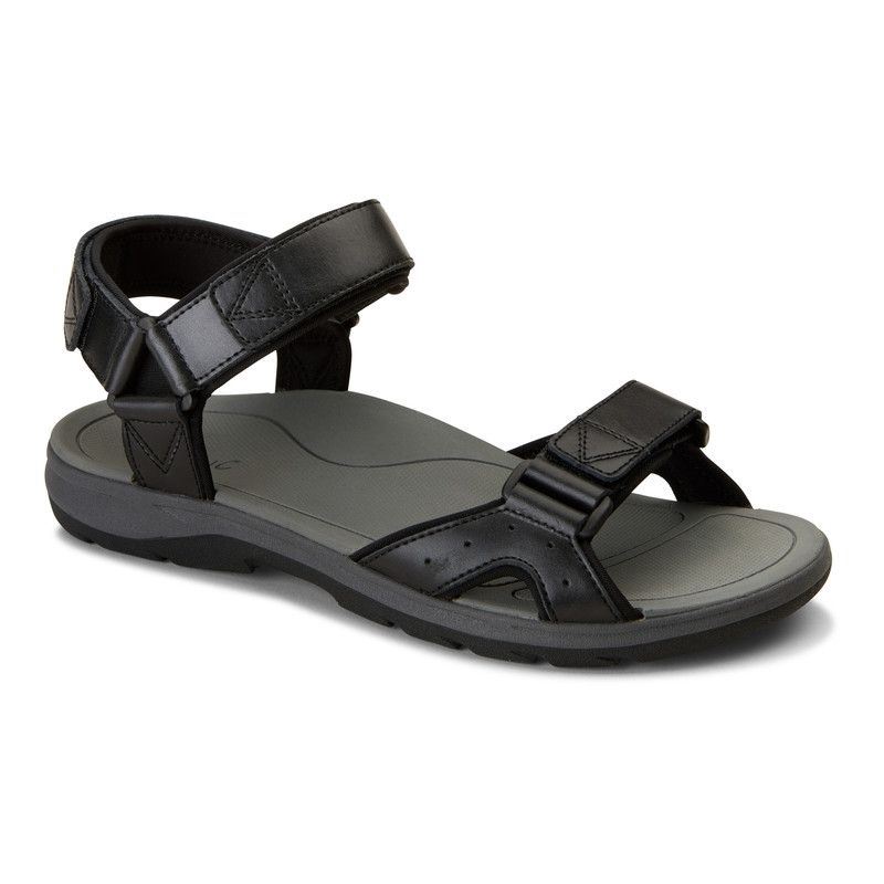 Vionic Men's Leo Sandal - Black Vionic Men's Leo Sandal - Black