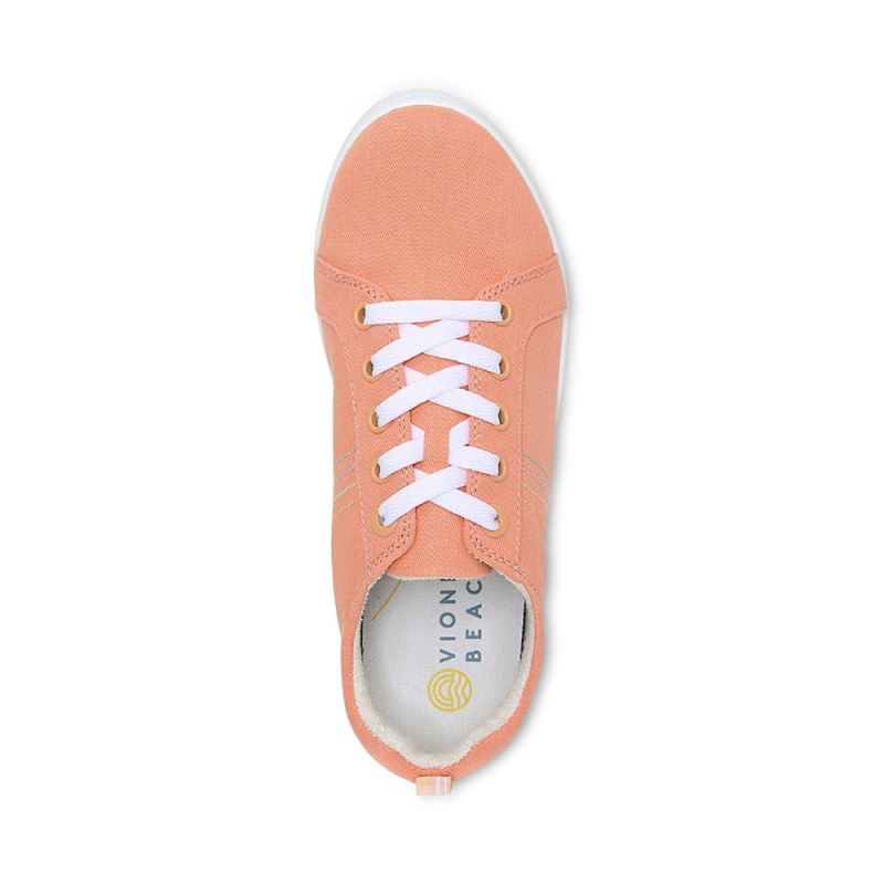 Vionic Women's Stinson Sneaker - Papaya Canvas