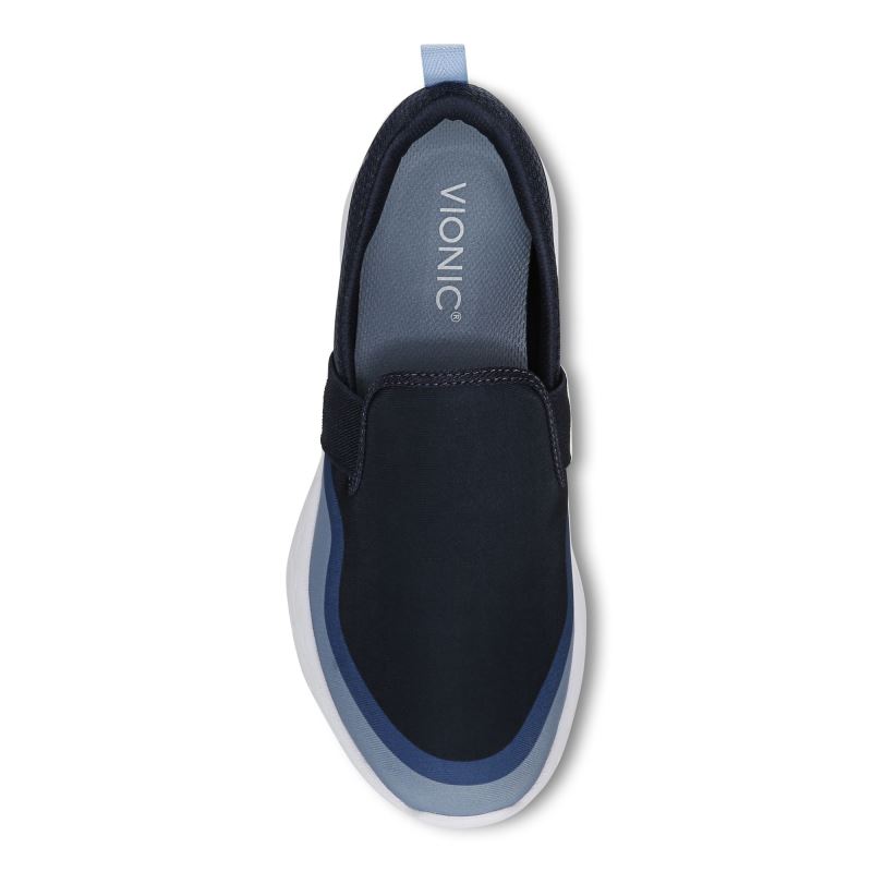 Vionic Women's Nalia Slip on Sneaker - Navy