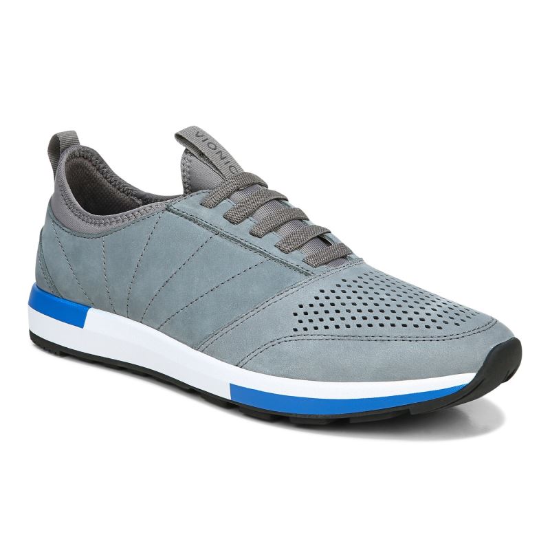 Vionic Men's Trent Sneaker - Grey Nubuck