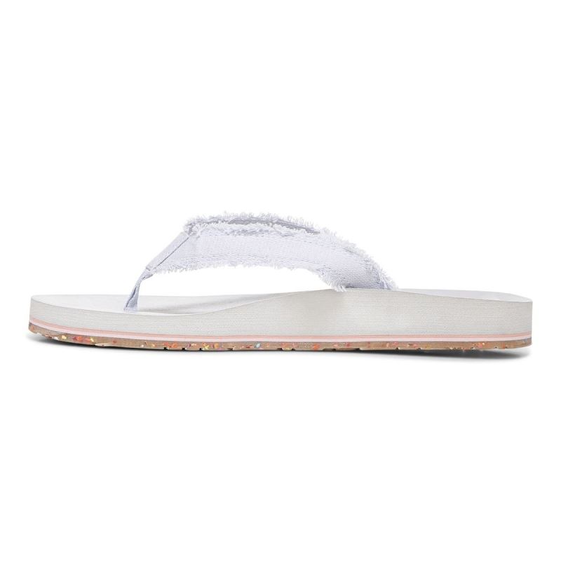 Vionic Women's Unwind Toe Post Sandal - Blue Haze
