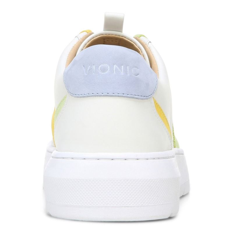 Vionic Women's Simasa Sneaker - White Pale Lime