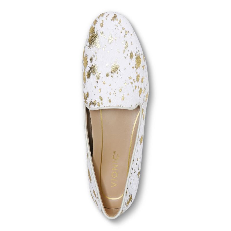 Vionic Women's Willa Slip on Flat - Gold