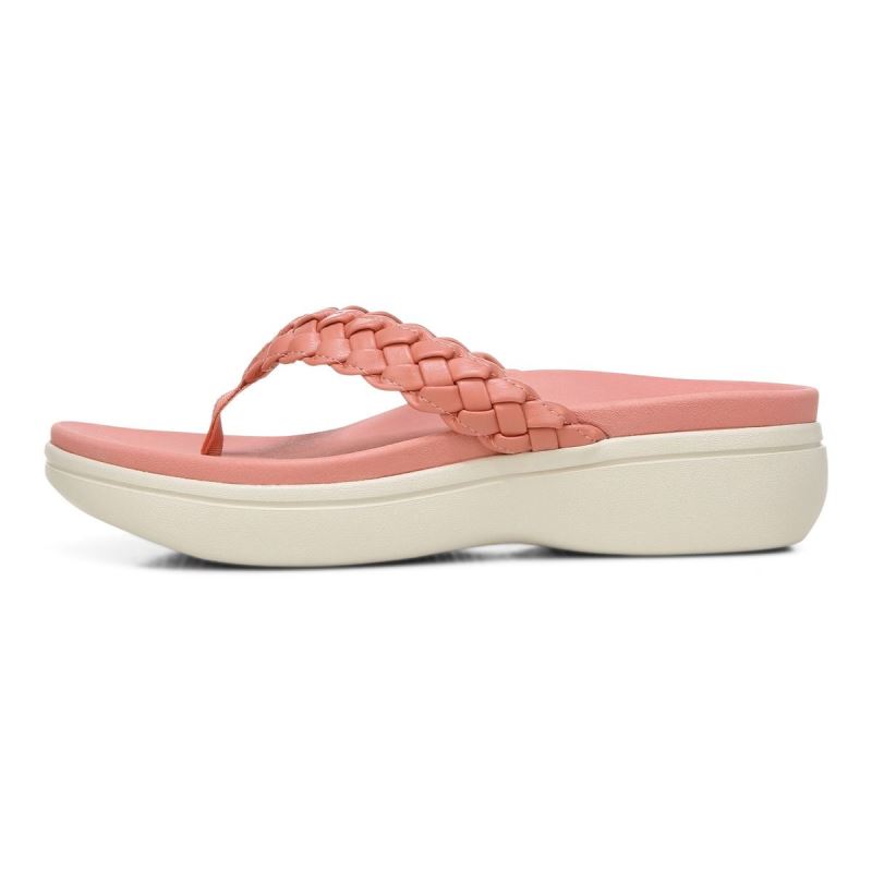 Vionic Women's Kenji Platform Sandal - Terra Cotta
