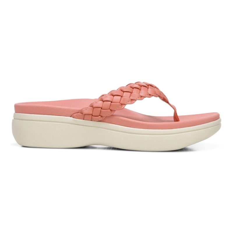 Vionic Women's Kenji Platform Sandal - Terra Cotta