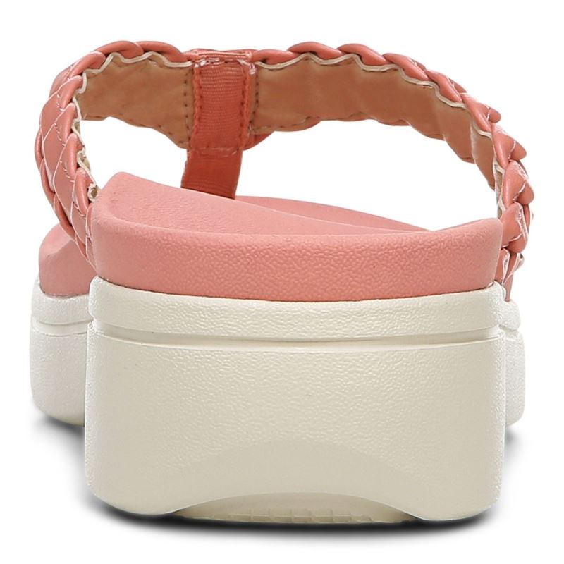 Vionic Women's Kenji Platform Sandal - Terra Cotta
