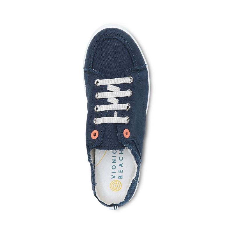 Vionic Women's Pismo Casual Sneaker - Navy Canvas
