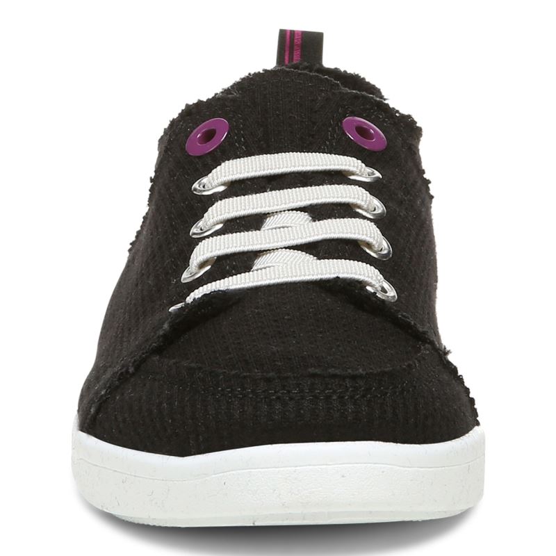 Vionic Women's Pismo Casual Sneaker - Black Knit