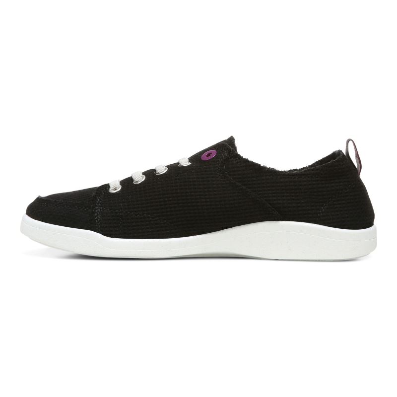Vionic Women's Pismo Casual Sneaker - Black Knit