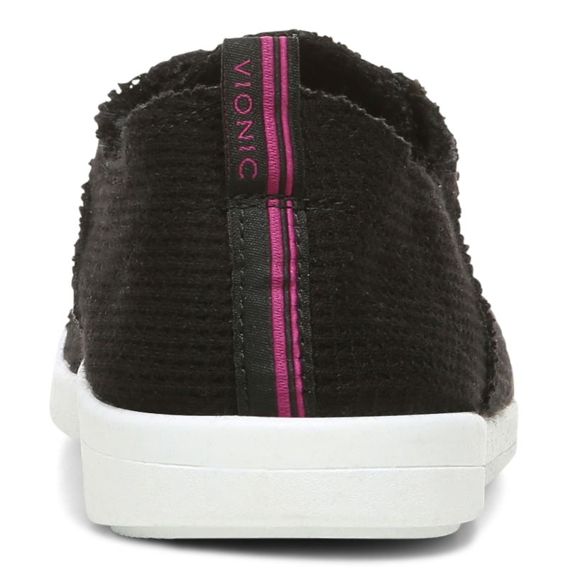 Vionic Women's Pismo Casual Sneaker - Black Knit