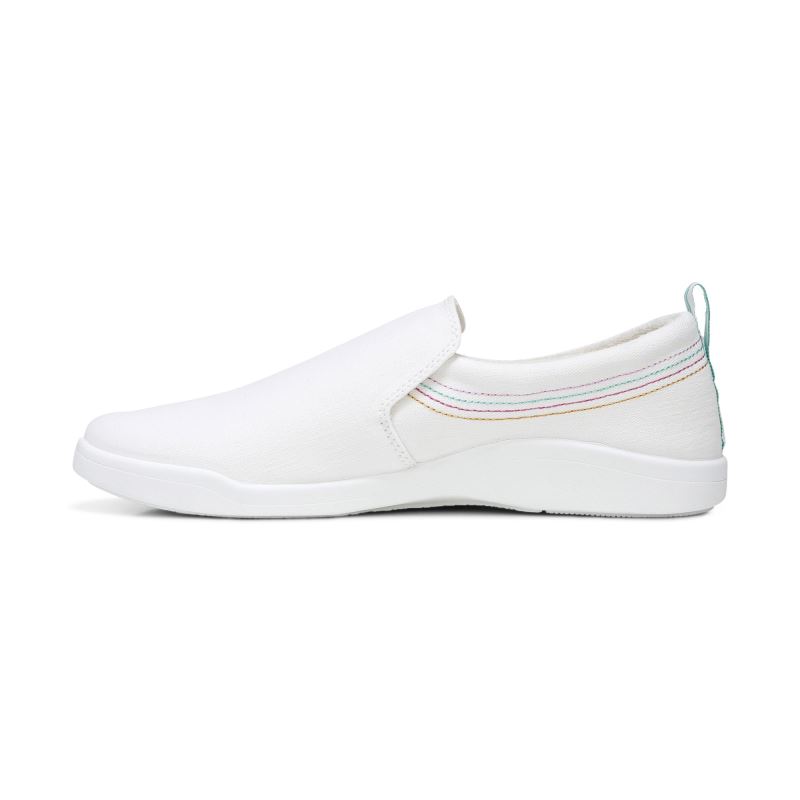 Vionic Women's Marshall Slip On - White Canvas