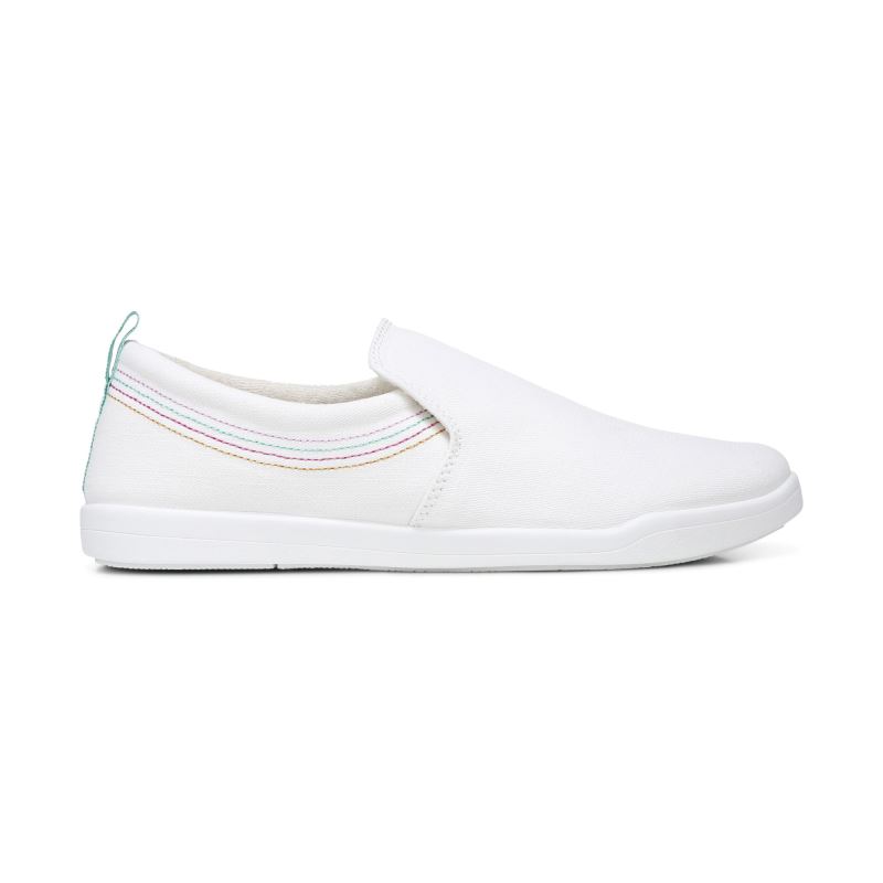 Vionic Women's Marshall Slip On - White Canvas