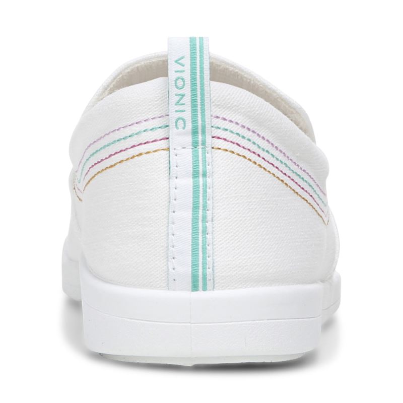 Vionic Women's Marshall Slip On - White Canvas