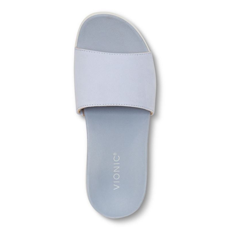 Vionic Women's Val Slide Sandal - Blue Haze