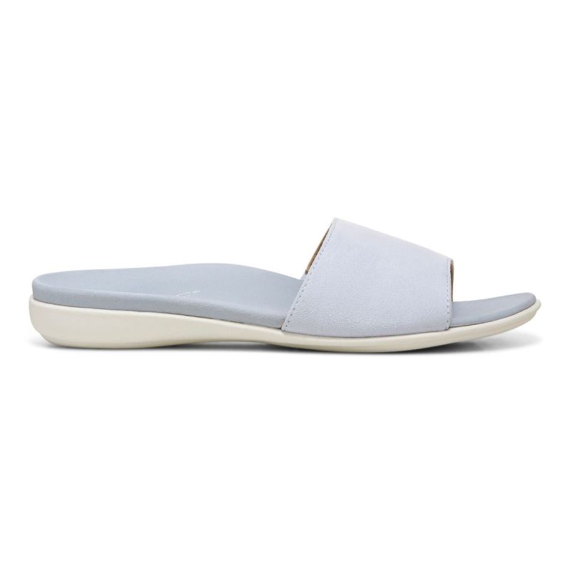 Vionic Women's Val Slide Sandal - Blue Haze