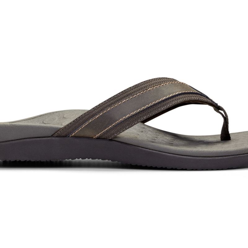 Vionic Men's Tide Toe Post Sandal - Brown