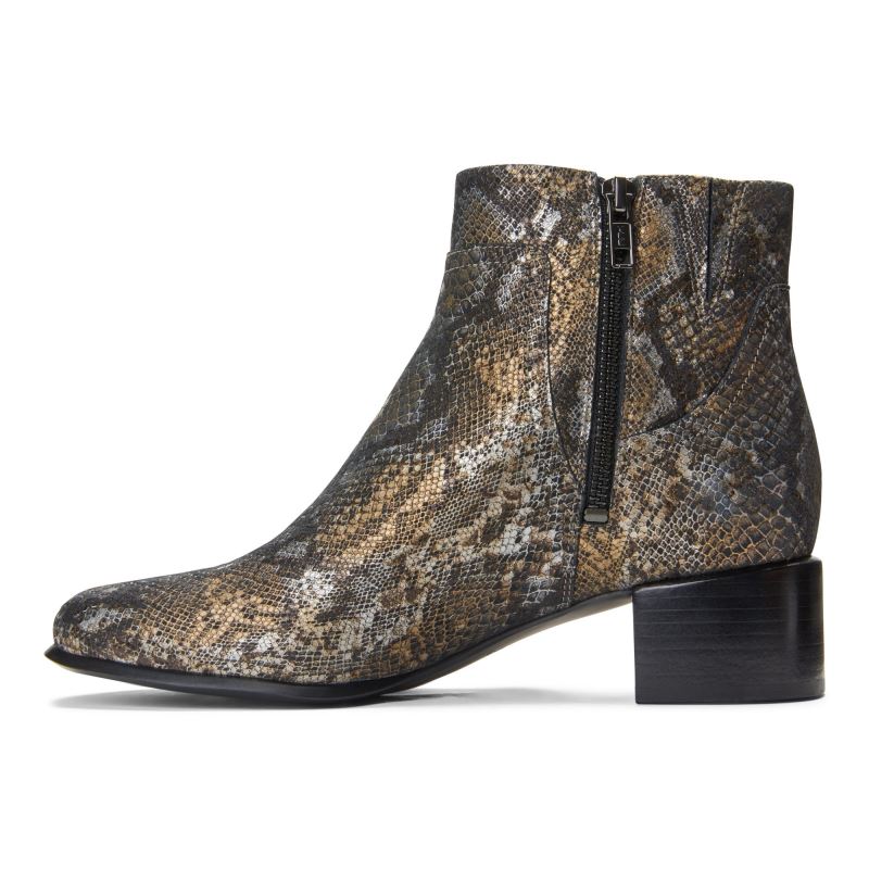 Vionic Women's Kamryn Ankle Boot - Pewter Boa