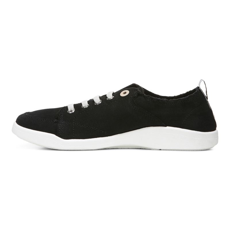 Vionic Women's Pismo Casual Sneaker - Black Canvas