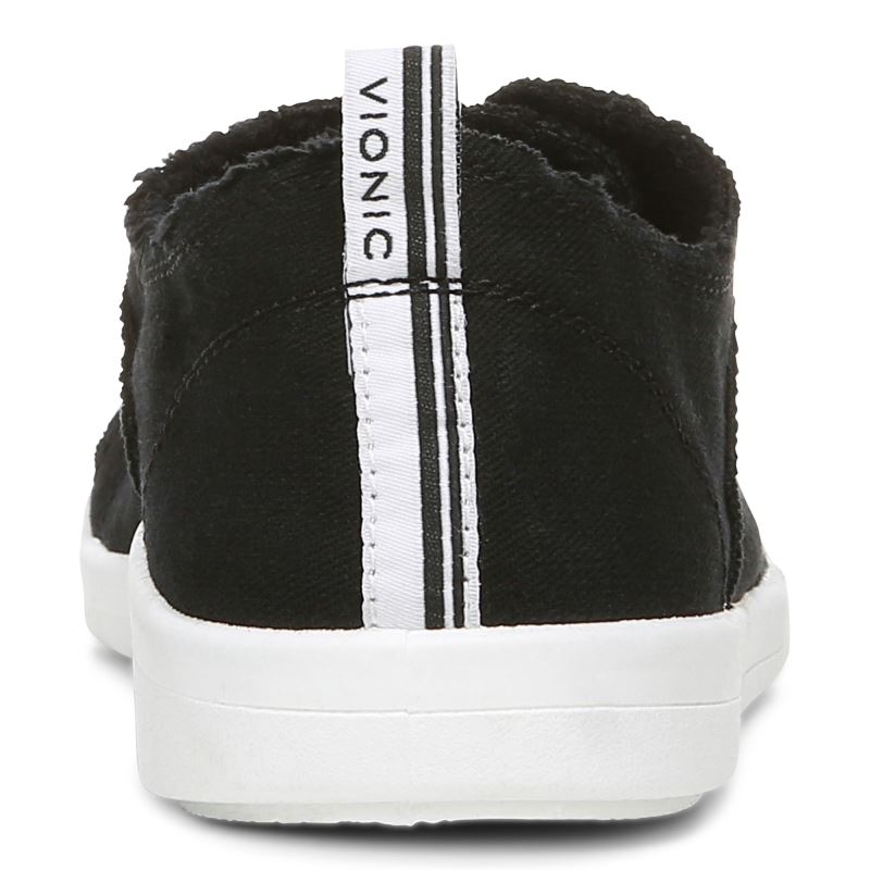 Vionic Women's Pismo Casual Sneaker - Black Canvas