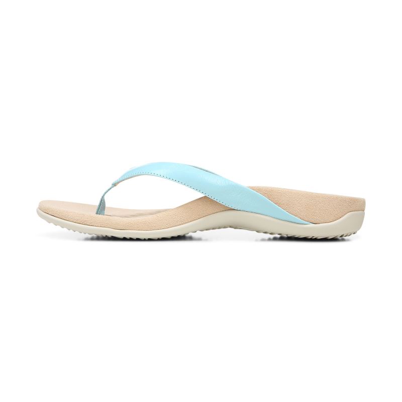 Vionic Women's Dillon Toe Post Sandal - Porcelain Blue