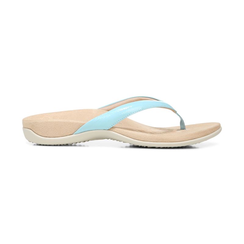 Vionic Women's Dillon Toe Post Sandal - Porcelain Blue