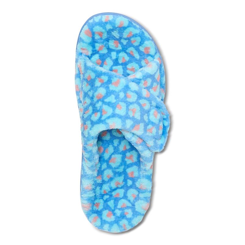 Vionic Women's Relax Slippers - Azure Leopard