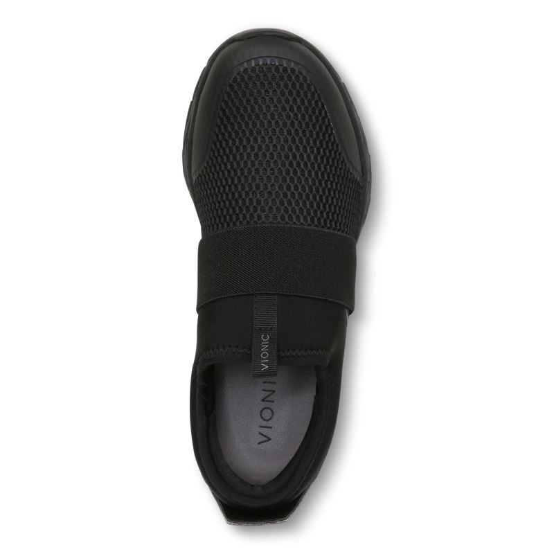Vionic Women's Camrie Slip on Sneaker - Black Black
