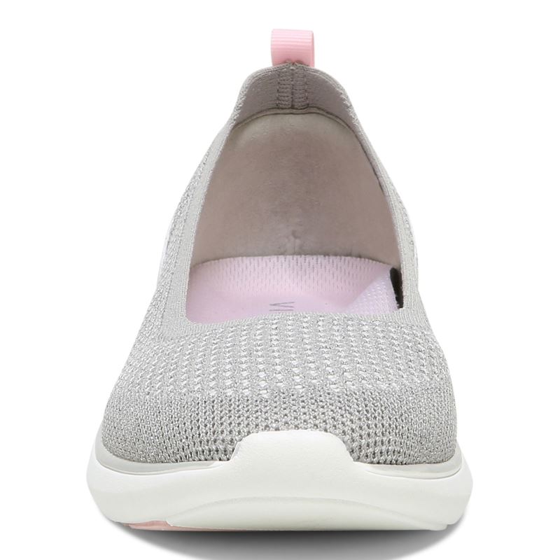 Vionic Women's Kallie Slip on Sneaker - Grey Metallic