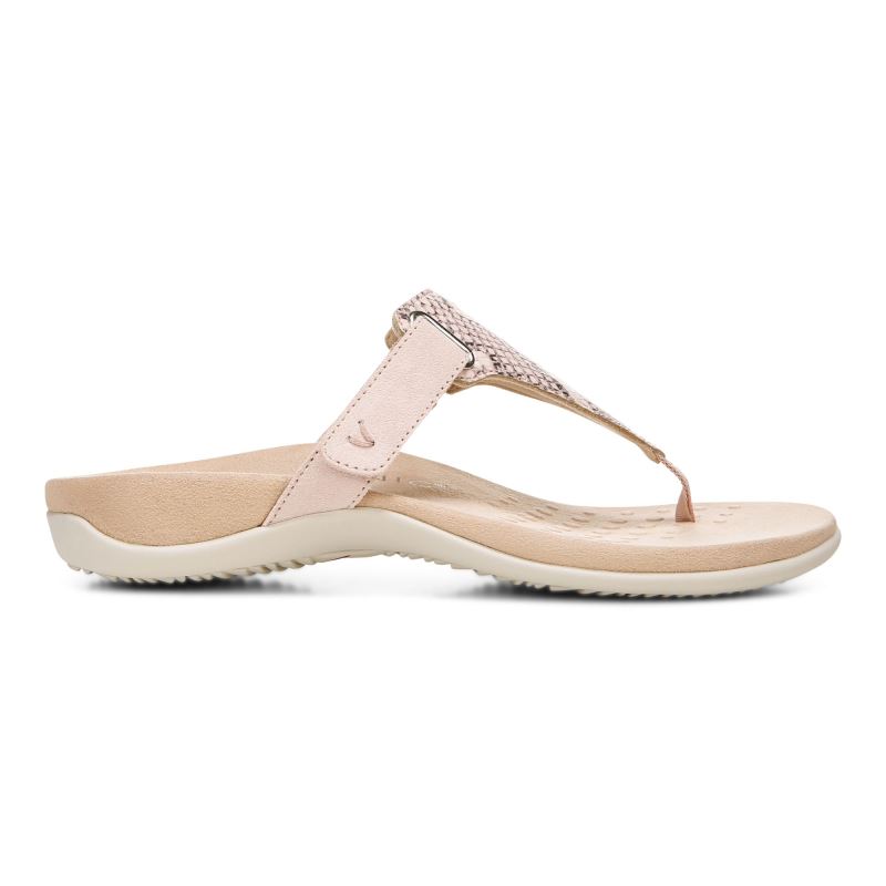 Vionic Women's Wanda T-Strap Sandal - Pale Blush