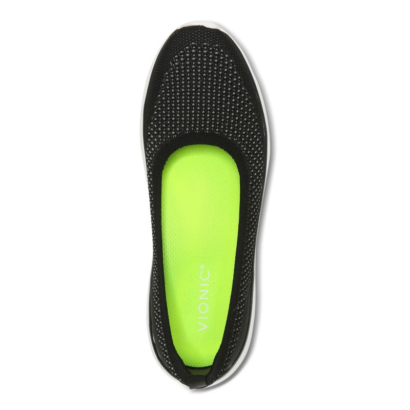 Vionic Women's Kallie Slip on Sneaker - Black