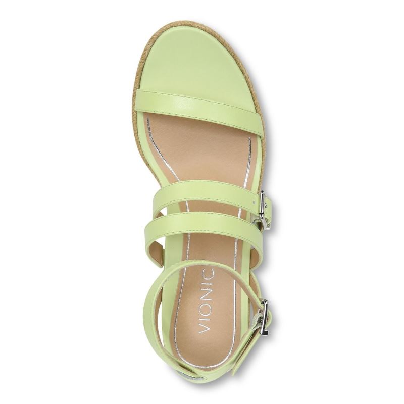 Vionic Women's Sabina Wedge - Pale Lime