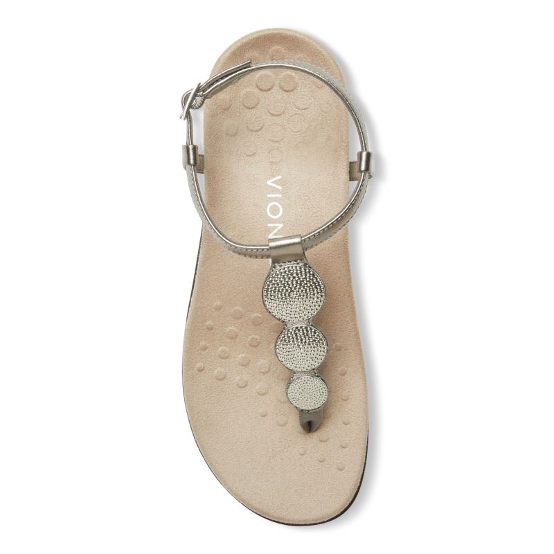 Vionic Women's Lizbeth Backstrap Sandal - Pewter