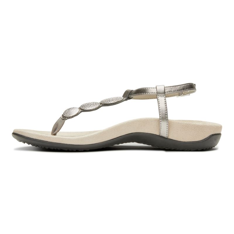Vionic Women's Lizbeth Backstrap Sandal - Pewter