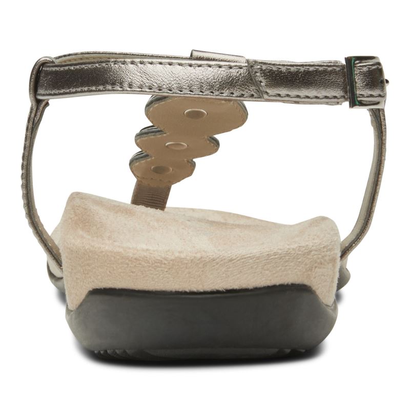 Vionic Women's Lizbeth Backstrap Sandal - Pewter