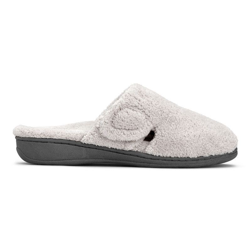 Vionic Women's Gemma Mule Slippers - Light Grey