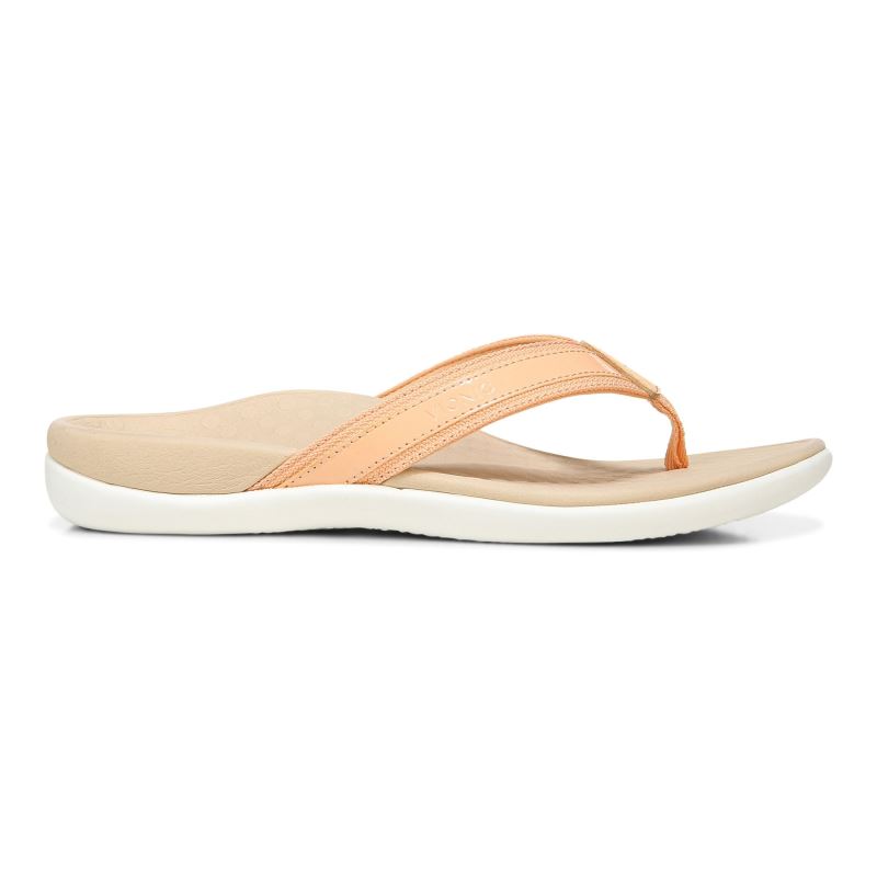 Vionic Women's Tide II Toe Post Sandal - Apricot