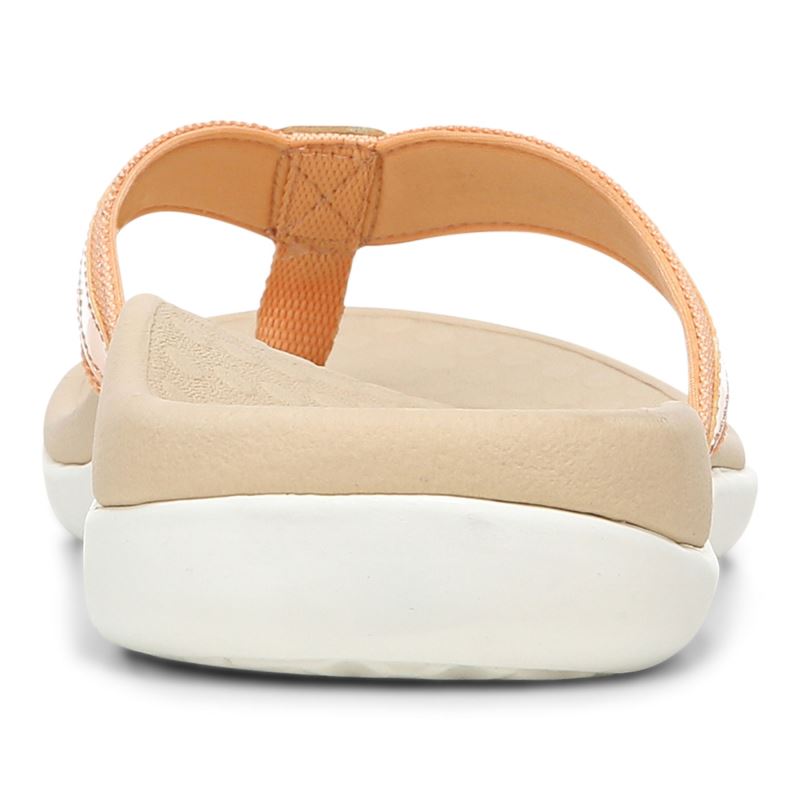 Vionic Women's Tide II Toe Post Sandal - Apricot