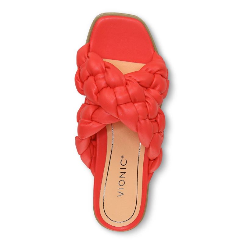 Vionic Women's Kalina Slide Sandal - Poppy