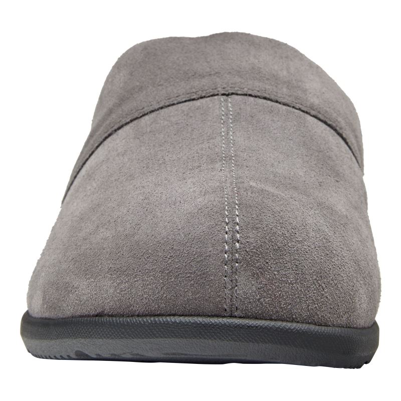 Vionic Men's Alfons Mule Slipper - Charcoal Suede