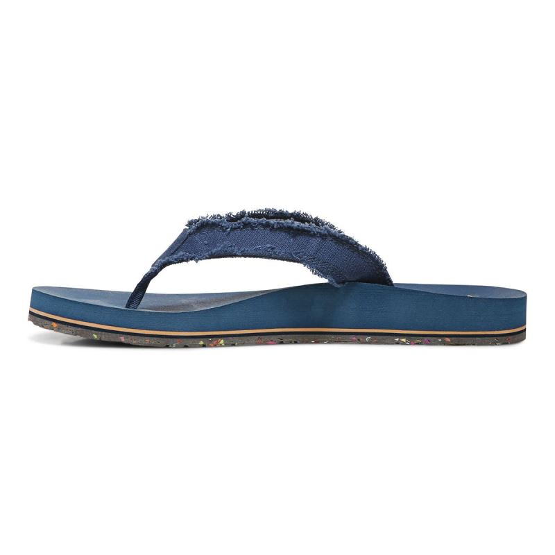 Vionic Women's Unwind Toe Post Sandal - Navy