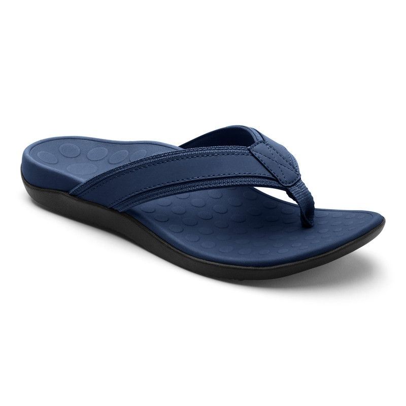 Vionic Men's Tide Toe Post Sandal - Navy