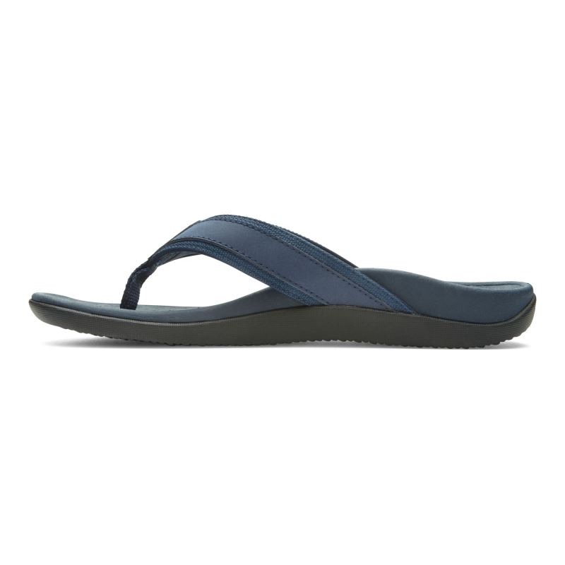 Vionic Men's Tide Toe Post Sandal - Navy