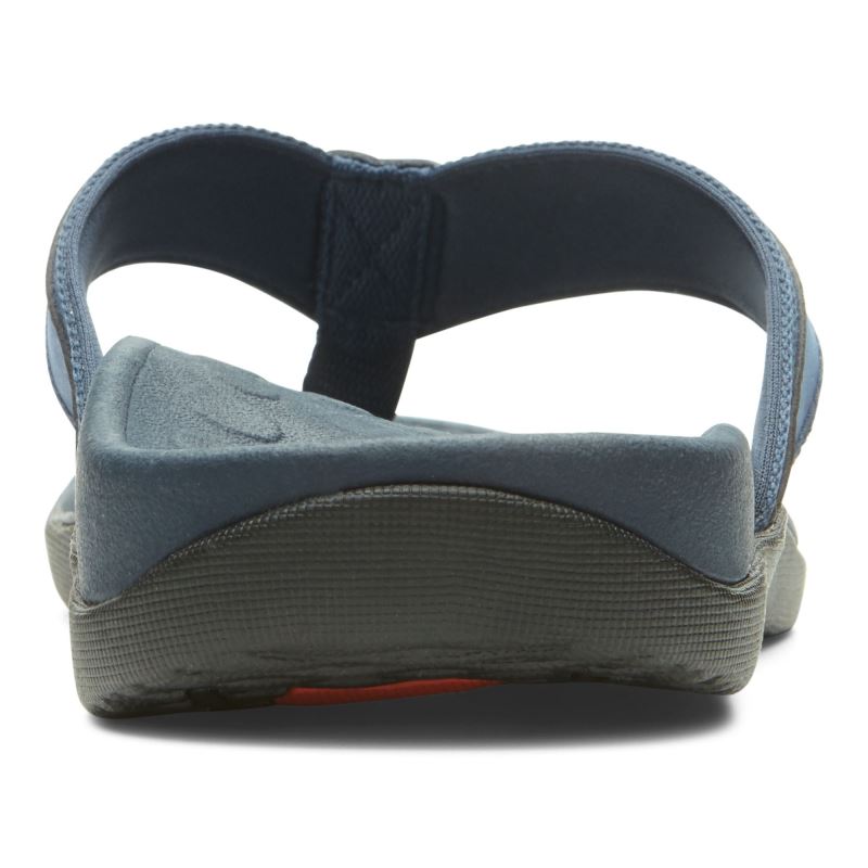 Vionic Men's Tide Toe Post Sandal - Navy